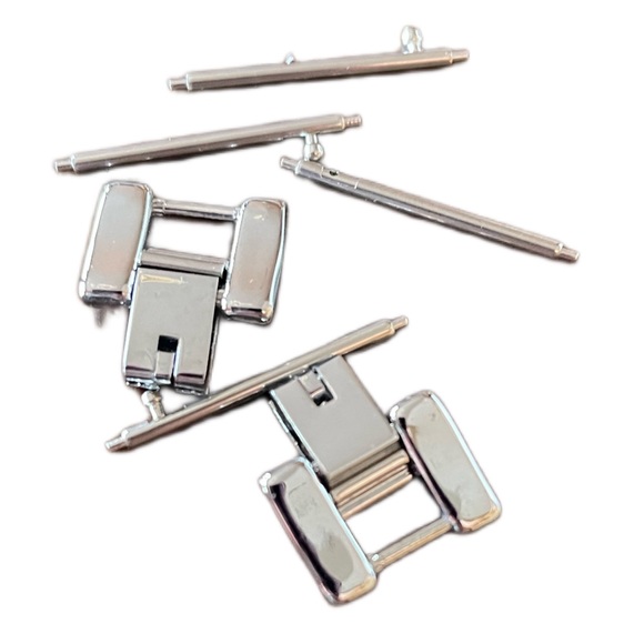 Joyozy Fashion Watch Bands Silver toned encrusted with Rhinestone Accents - Picture 7 of 10